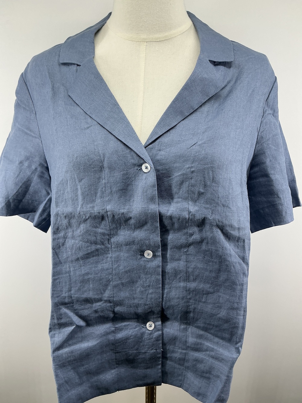 100% European Linen Short Sleeve Shirt